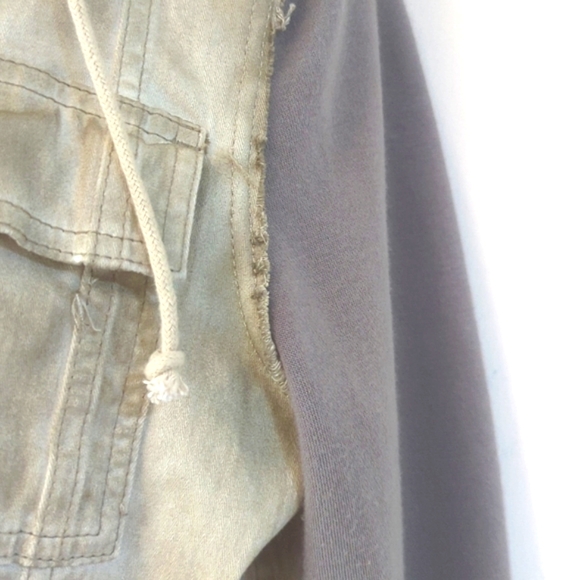 Free People Knit Hooded Twill Jacket - Picture 11 of 16